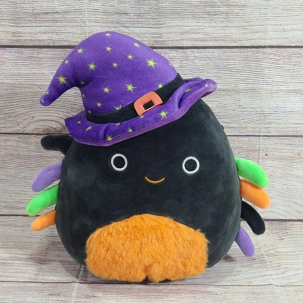 Kellytoy Squishmallows Plush Gildie Spider Witch Stuffed Animal Halloween 11"